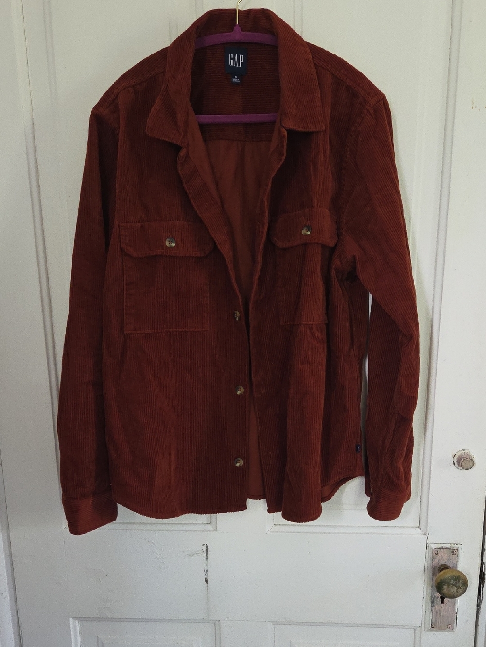 Gap Chocolate Brown Corduroy Buttondown Shirt